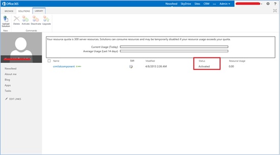 integrate SharePoint Dynamics CRM online