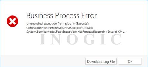Invalid XML Error