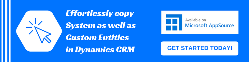 Copy System and Custom Entities in Dynamics CRM