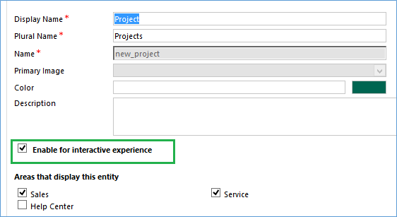 Interactive Service experience in MS crm