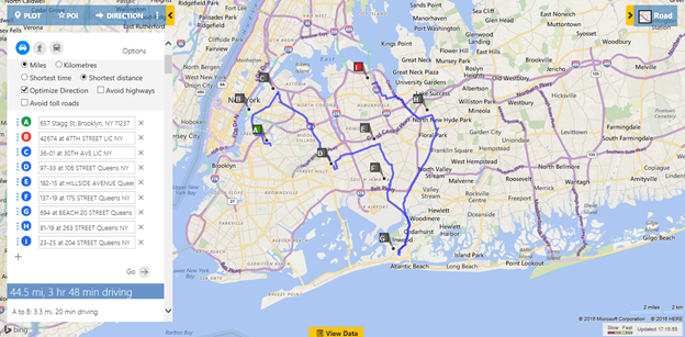mileage trip planner