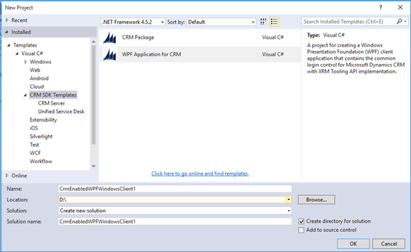 Implement Control for your new WPF application