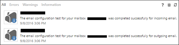 Incoming and Outgoing email 