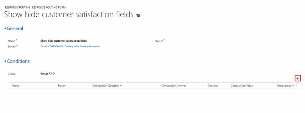 response routing in VOC - Dynamics CRM