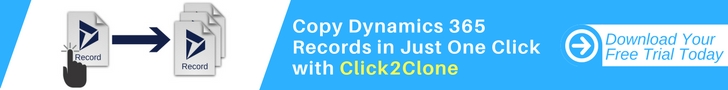 Click2Clone - Copy/clone Microsoft Dynamics CRM/Dynamics 365 records