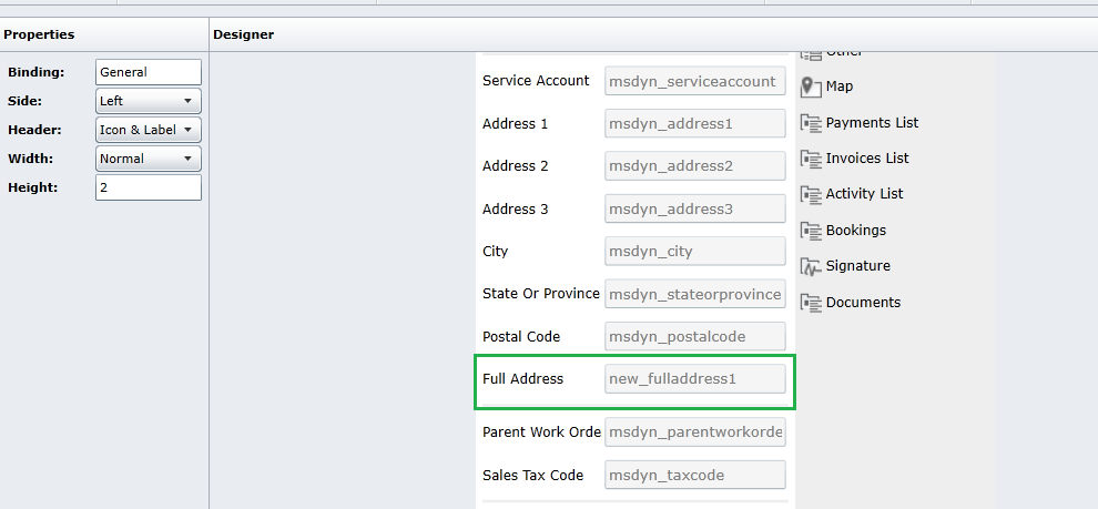 How to concatenate multiple string field values in Resco Mobile CRM1
