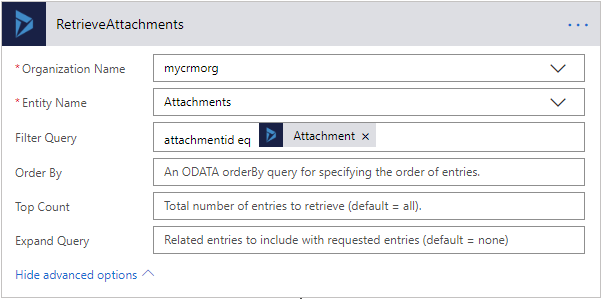Recurring Microsoft Flow for moving Email Attachment from Dynamics 365 to SharePoint