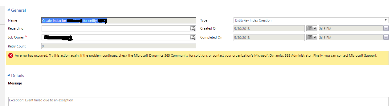 Handle Alternate Key Exception in Dynamics 365