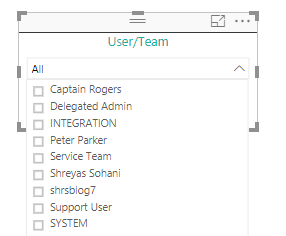 How to Use Columns in a Slicer from Multiple CRM Datasets in Power BI Reports
