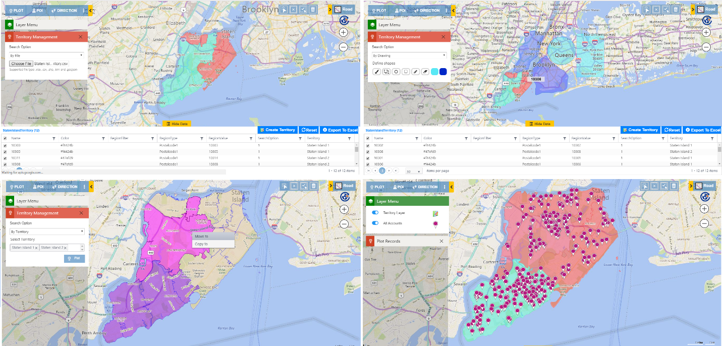 Sales Territory Management in Dynamics CRM using Maps