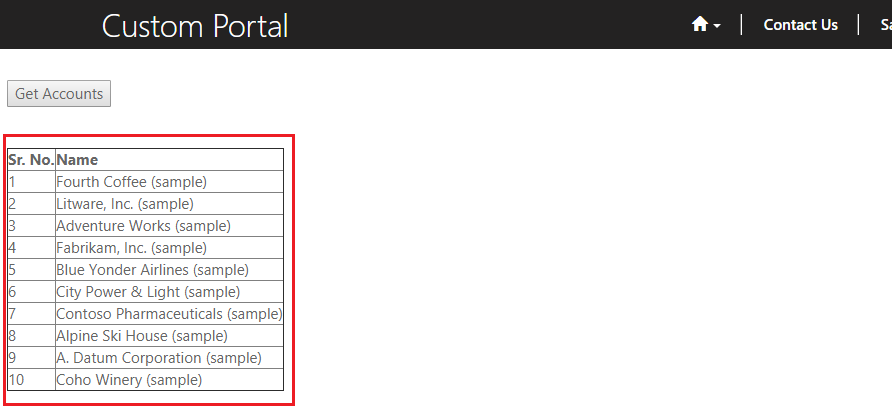 Retrieve Dynamics 365 CRM data in Portal by calling Odata using JavaScript