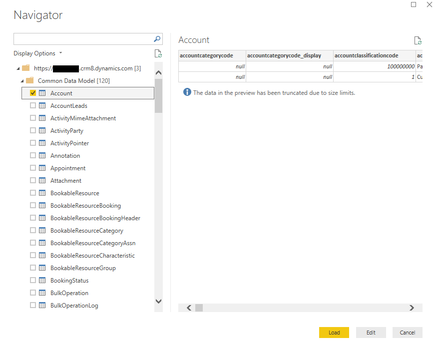 Connect to the Power BI Using Common Data Service