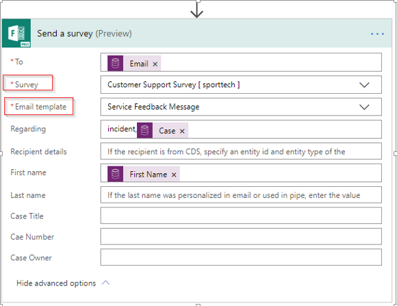 How to Send Survey and Get Response in CRM using MS Forms