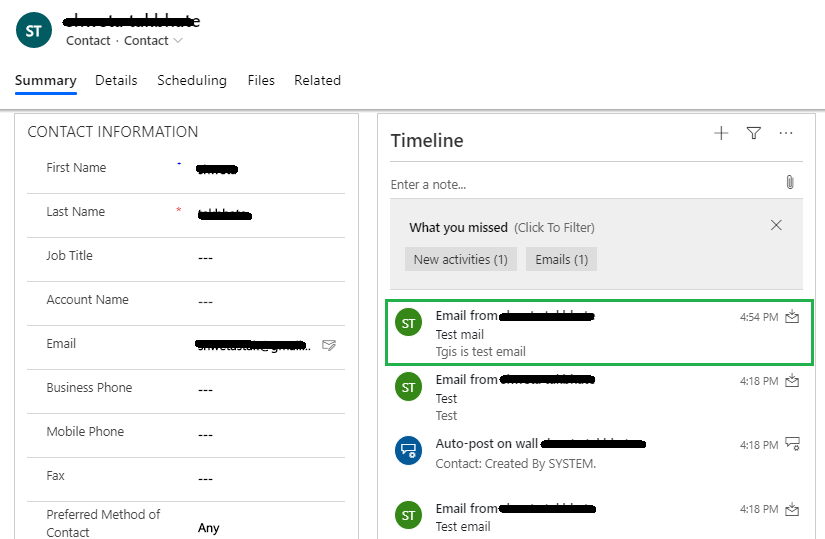 Auto Capturing Emails In Dynamics 365