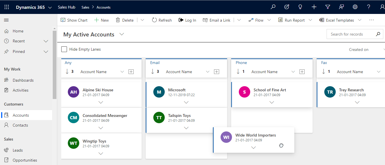 Kanban Board for Dynamics 365 CRM and PowerApps
