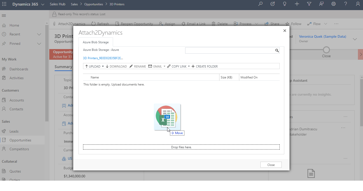 Smart and Secure way to manage your attachments on SharePoint, Dropbox and Azure Blob Storage within Dynamics 365 CRM
