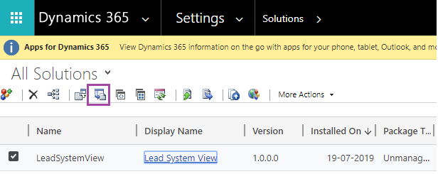 How to Convert Personal View to System View in Dynamics 365 CRM