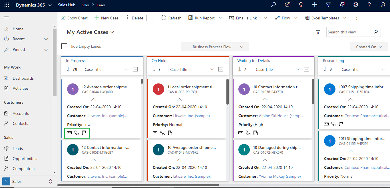 Kanban View to quickly drag and drop Dynamics 365 CRM records