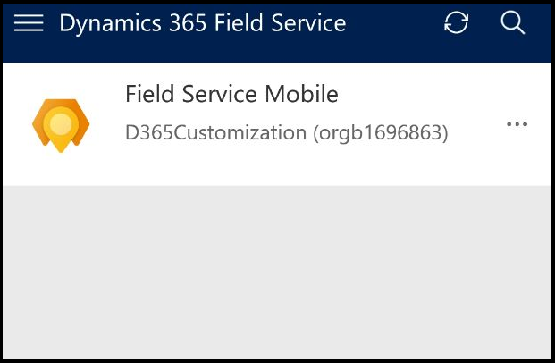 Field Service (Dynamics 365) Mobile App