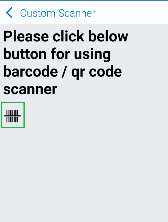 Using Barcode or QR Code Scanner Control in Custom HTML Page in Resco Mobile App