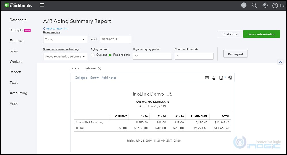 Get Accounting and Sales Data on the same page 