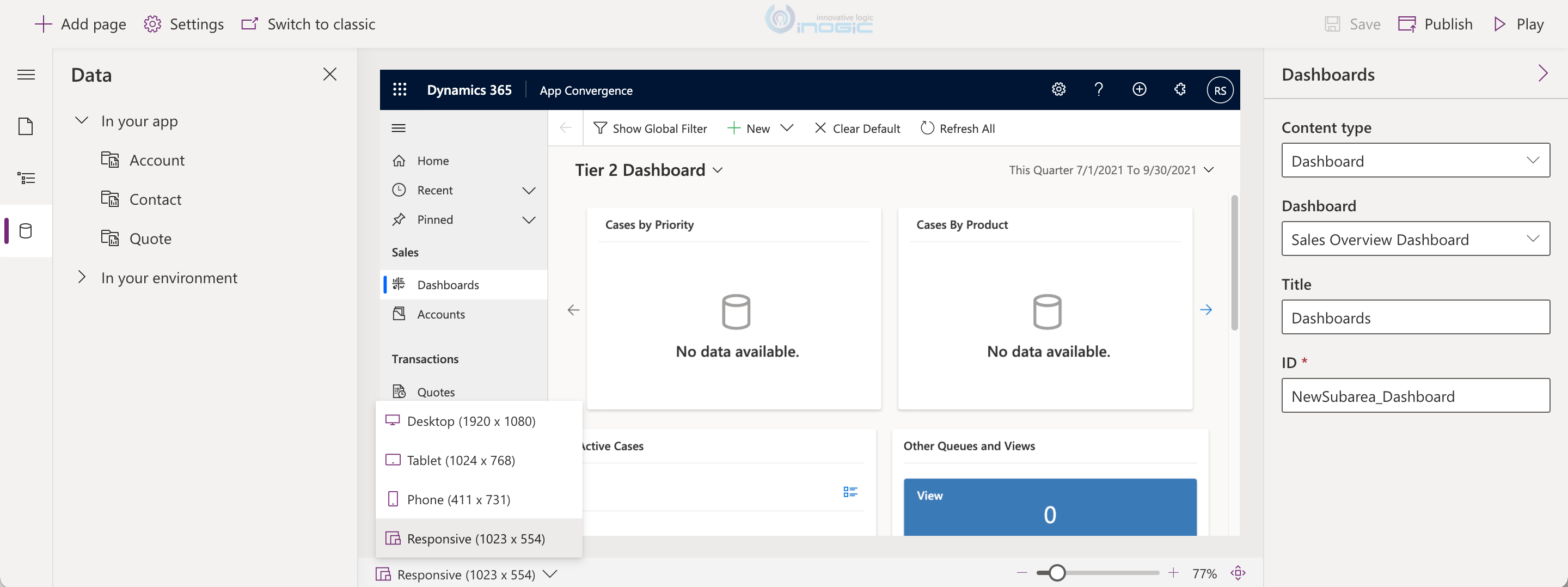 New maker experience for App designing in Dataverse and Dynamics 365 CRM