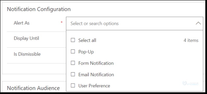 Alerts Notifications within Dynamics 365 CRM
