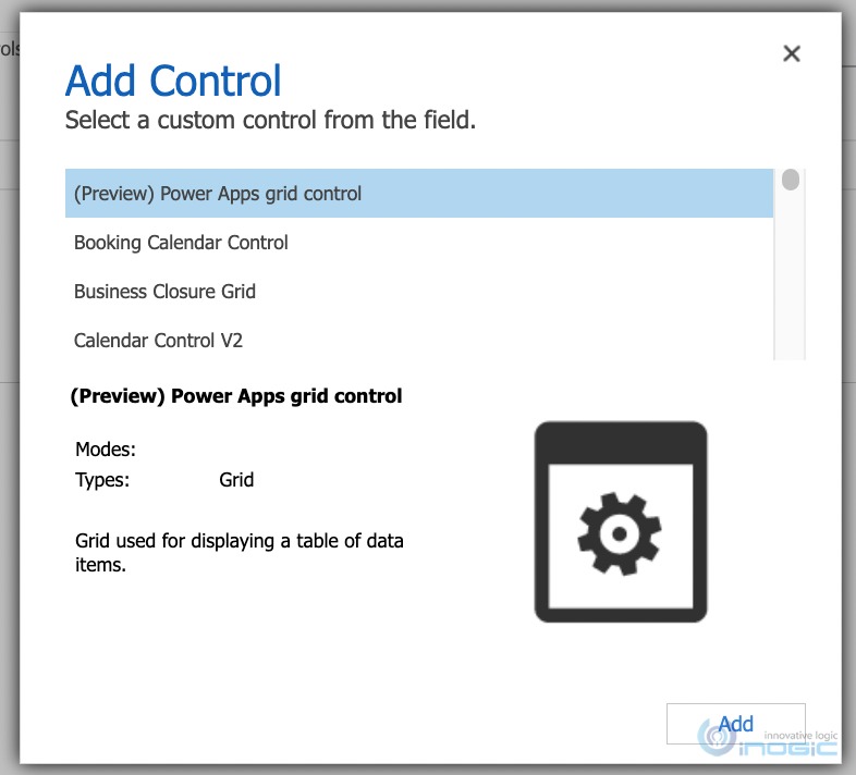 Power Apps Grid control