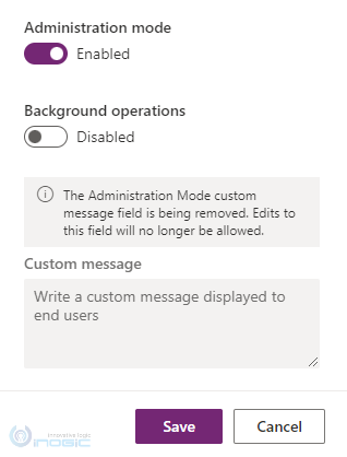 Enable Administration Mode from Power Platform Admin Center