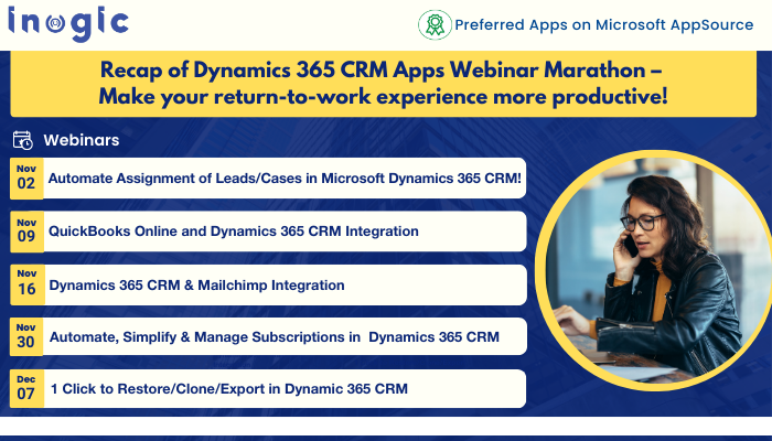 Dynamics 365 CRM Apps Webinar Marathon 