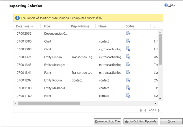 Solution patching - importing solution