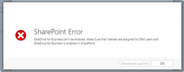 one drive for business in crm