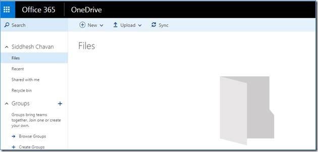 onedrive app in crm