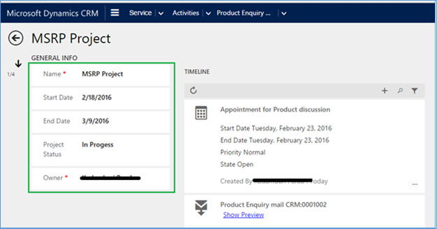 forms in dynamics crm 2016
