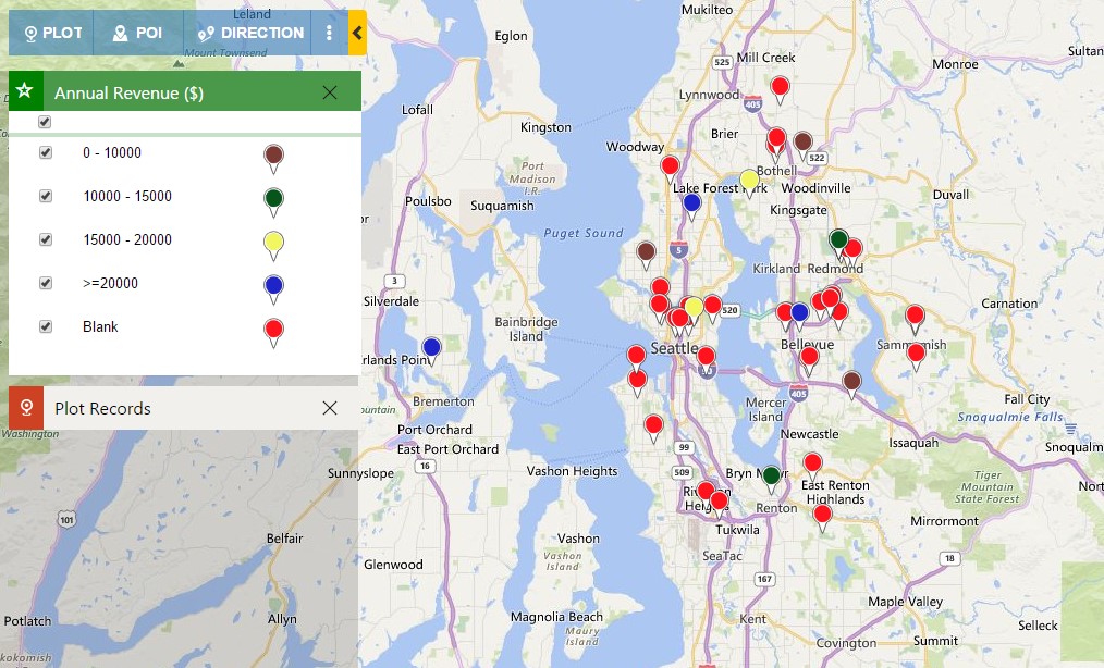 Defining colors for category - Bing Maps Dynamics CRM