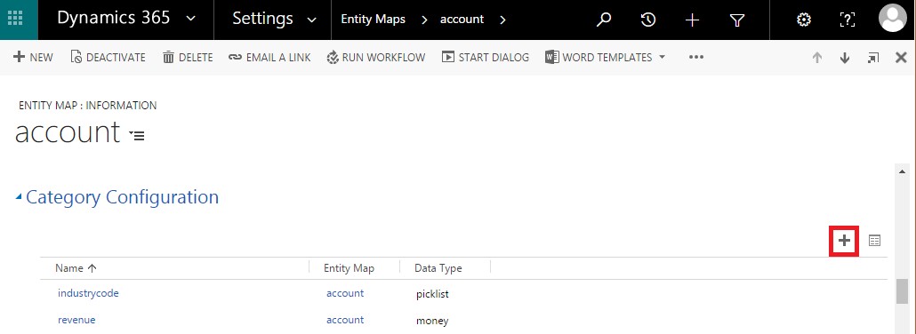 Defining colors for category - Map MS Dynamics CRM