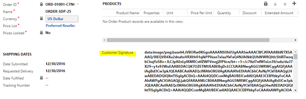 Data stored in base64 value