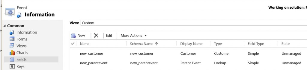 Configure Rollup view for activities