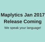 Maplytics Jan Release