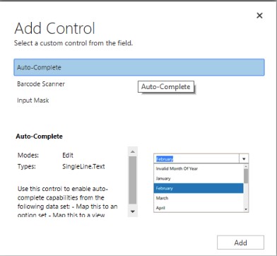 Auto Complete Control in Dynamics 365