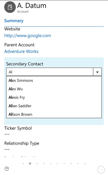 Auto Complete Control in Dynamics 365