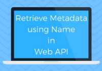 Retrieve Meta data using Name in Web API