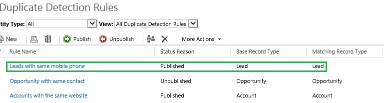 Detect Duplicates Ribbon Button in Dynamics 365