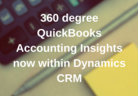 360 degree QuickBooks Accounting Insights now within Dynamics 365