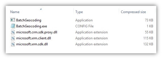 BatchGeoCode tool - Map Dynamics CRM