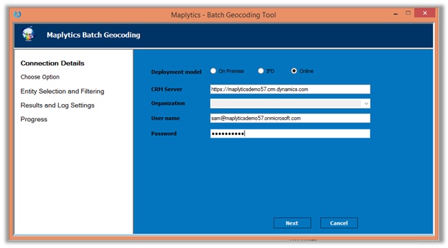 Geocoding Maps MS Dynamics CRM