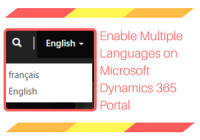 Enable Multiple Languages on Microsoft Dynamics 365 Portal