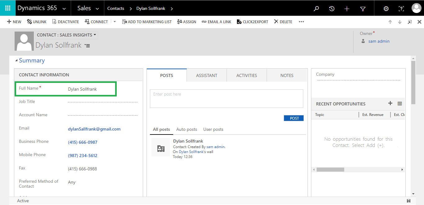 Sync Data from Microsoft Dynamics 365 to Intuit QuickBooks