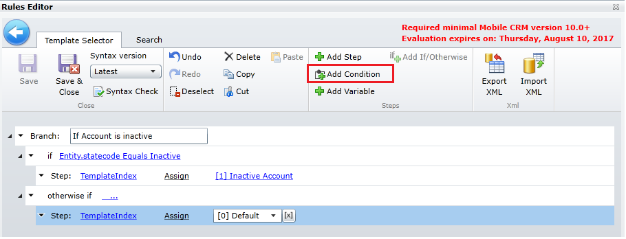 Change the background of List (View) Row dynamically in Resco