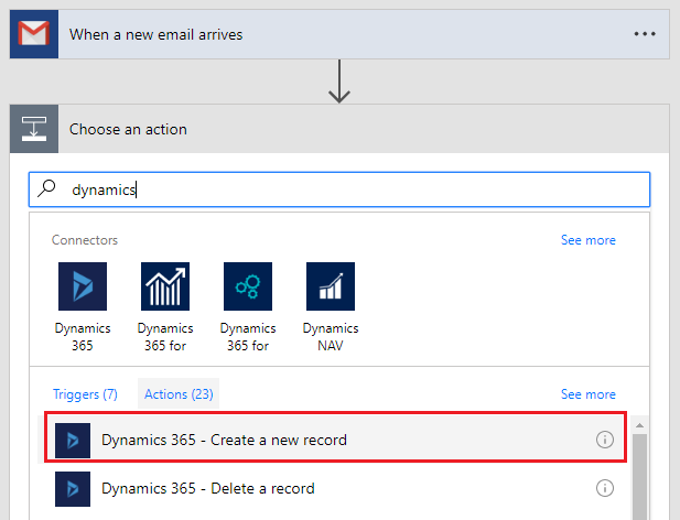 Create record in Dynamics CRM